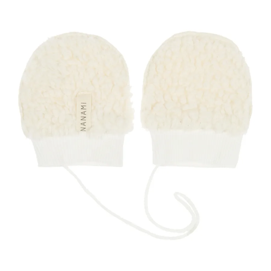 Nanami Handschuhe – Teddy Mini – Natur – 4–9 Monate