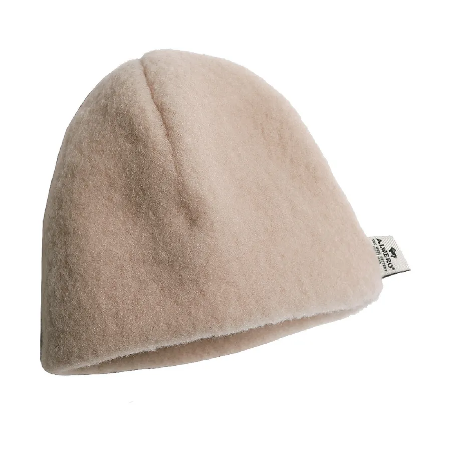 Alwero Merinowolle Mütze - Beige