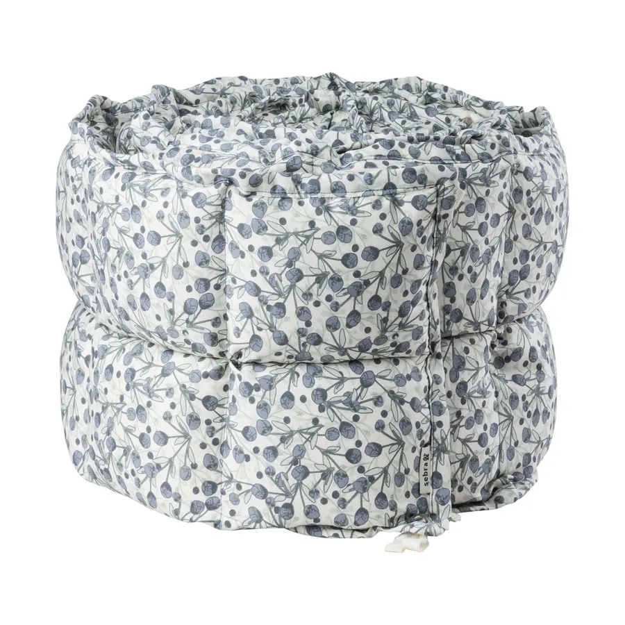 Sebra – Bettumrandung 180 cm – Kapok – Blue Olive