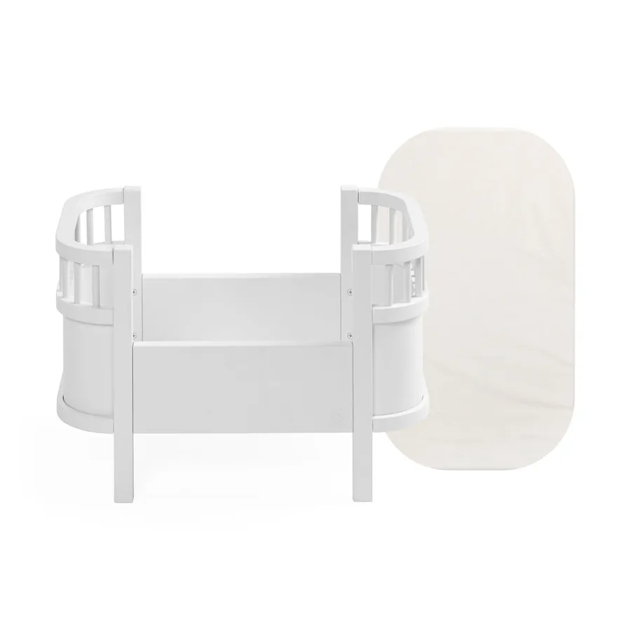 Sebra Puppenbett + Matratze – White