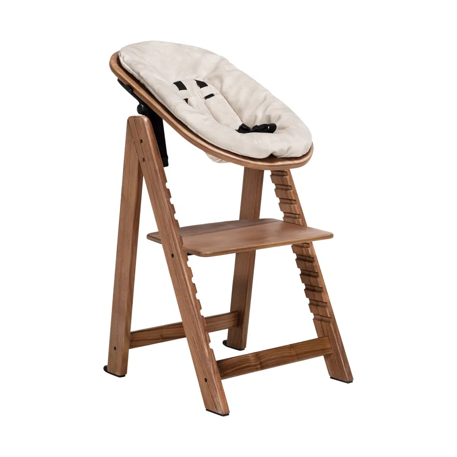 Kidsmill Up! Hochstuhl Walnuss - Komplettset - 0 Mte+ / 6 Mte+