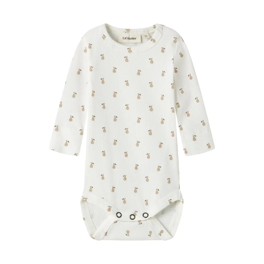 Lil' Atelier Kim Babybody - Größe 68 - Turtledove