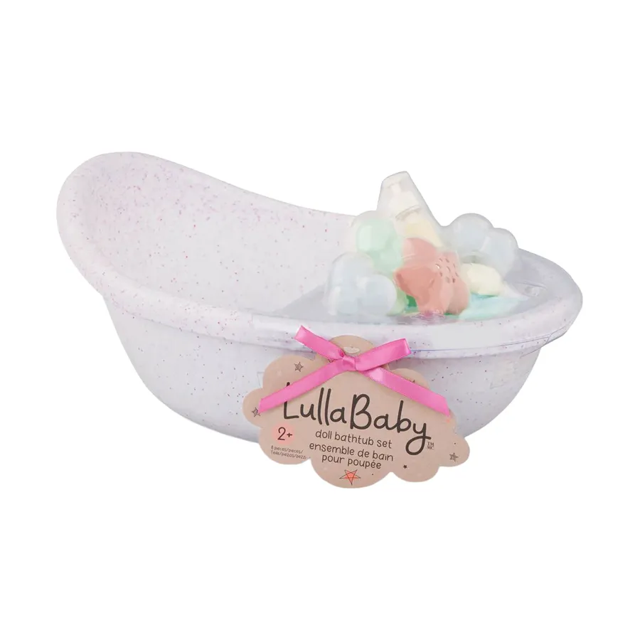 LullaBaby Puppenbadewanne mit Zubehör