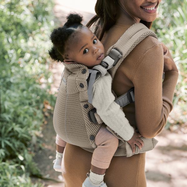 BabyBjörn Babytrage - Harmony - 3D-Mesh Graubeige