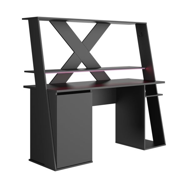 Diagone Axyon Gamer Schreibtisch - Schwarz