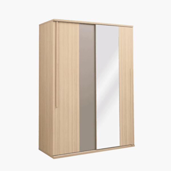 Gautier Graphic Kleiderschrank – 2 Schiebetüren