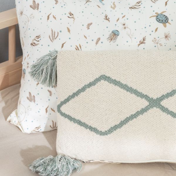 Lorena Canals Little Oasis Kissen – Indus Blue