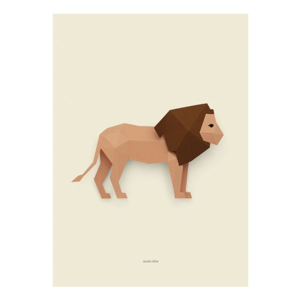 Studio Ditte Löwen Poster - 50x70 cm