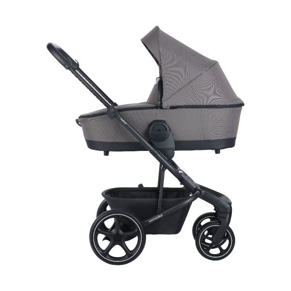 Easywalker Harvey 5 Kinderwagen 4-in-1 - Pebble Grey | Cybex Cloud T Plus Autositz | Cybex Base T