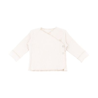 Bamboom Wickelshirt – Pur – Langarm – Creme