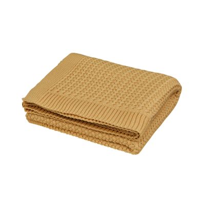 Cam Cam Copenhagen Harper Gestrickte Baby Decke - Honey
