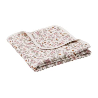 Jollein Retro Flowers Babydecke - Jersey