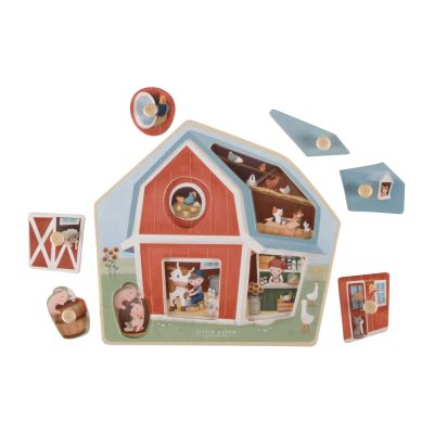 Little Dutch Little Farm Holzpuzzle