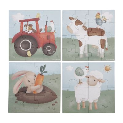 Little Dutch Little Farm Puzzle – 4-in-1