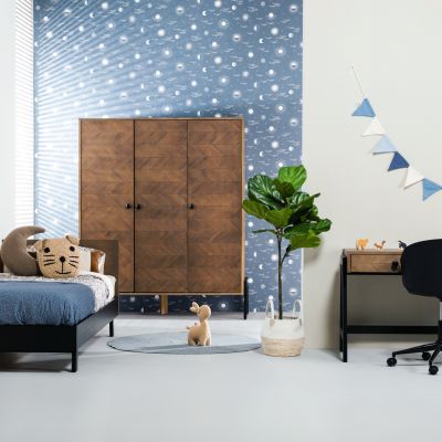 Europe Baby Beau Kinderzimmer Walnuss inkl. Holzgestell