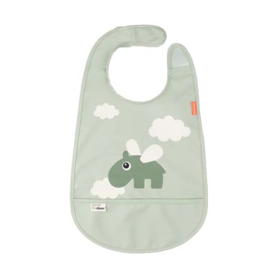 Done By Deer Deer Lätzchen Happy Clouds – Grün