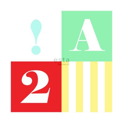 Estahome Blöcke Tapete XXL Mehrfarbig