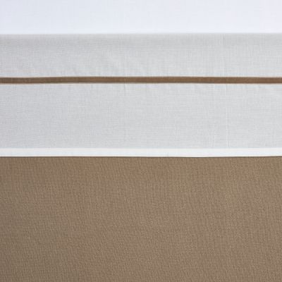 Meyco Bettlaken Weiß mit Paspel 100 x 150 cm