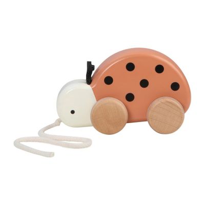 Wooden pull-along toy, Luca the Ladybird 301730042