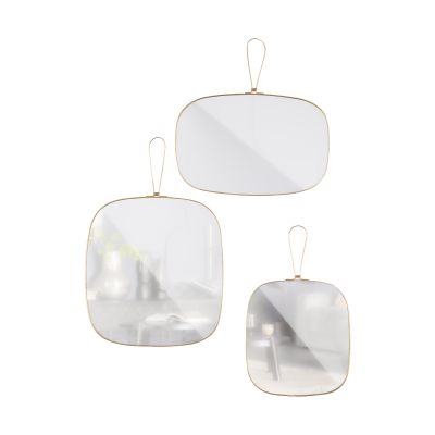 Be Pure Home Glass Spiegel – 3 Stück – Metall