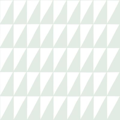 Estahome Grafische Dreiecks - Tapete – Mintgrün