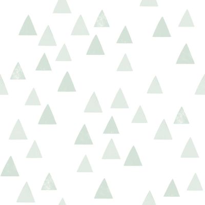 Estahome Grafische Dreiecks - Tapete – Mintgrün II