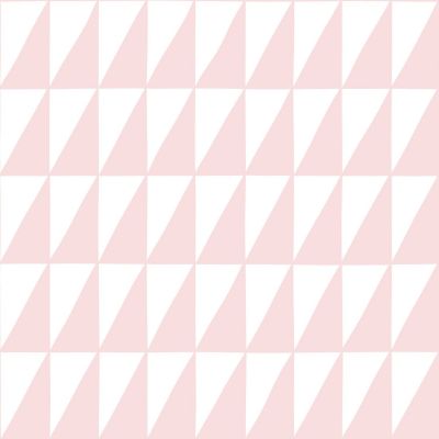 Estahome Grafische Dreiecks - Tapete – Hellrosa