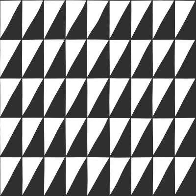 Estahome Grafische Dreiecks - Tapete – Schwarz / Weiß II
