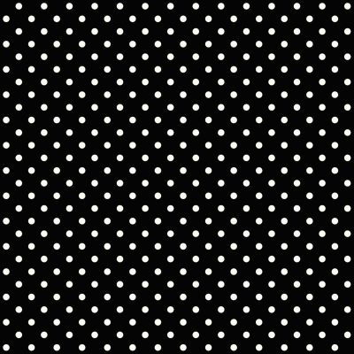 Estahome Punkte - Tapete – Schwarz / Weiß