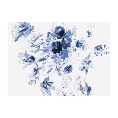 KEK AMSTERDAM Tapete - Royal Blue Flowers III - 8 Bahnen