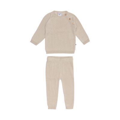 Klein Baby Anzug – Knitted – Beige Sand