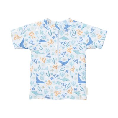 Little Dutch Ocean Dreams Bade-T-shirt - Kurzarm - Gr. 98/104 - Blau