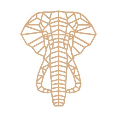 Casa Sentir Elefant Wanddekoration - Medium