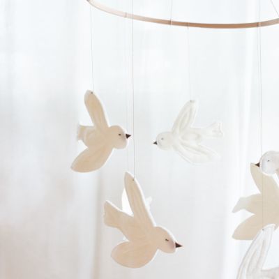 Nanami Birds Mobile - Off White