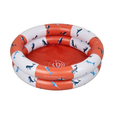 Red-White Whale Baby Pool 60 cm dia - 2 rings 2020SE334