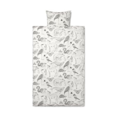 Ferm Living Katie Scott Bettbezug Off-Weiß 100 x 140 cm