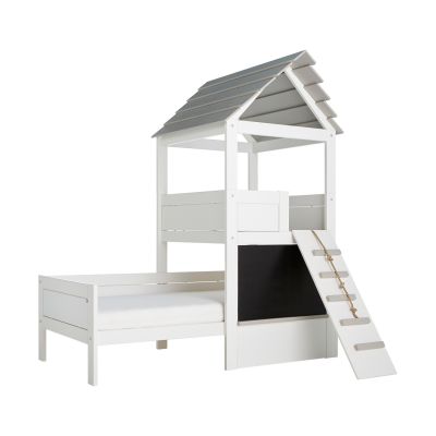 LIFETIME Kidsrooms Play Tower Bett Weiß Lackiert