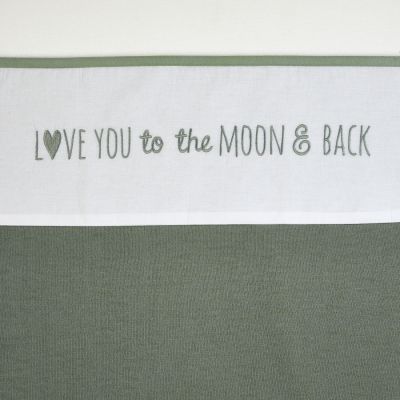 Meyco Bettlaken Love You To The Moon &amp; Back 100 x 150 cm