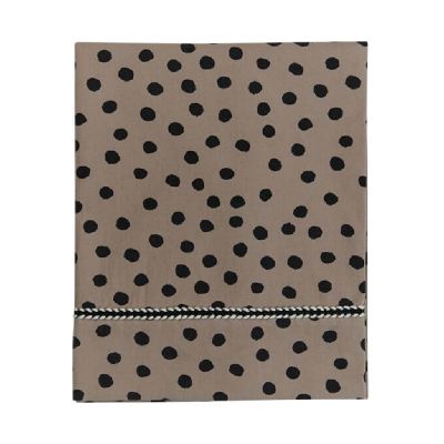Mies &amp; Co Bold Dots Babylaken Dark Brown 110 x 140 cm