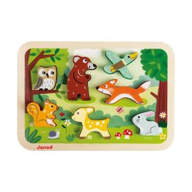Janod Chunky Puzzle Waldtiere