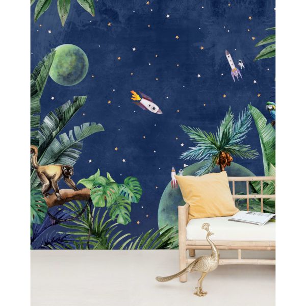 Creative Lab Amsterdam From Jungle To Space Tapete 200 x 280 cm