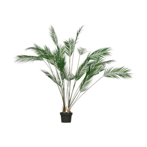 Woood Palm Kunstpflanze Grün 110 cm