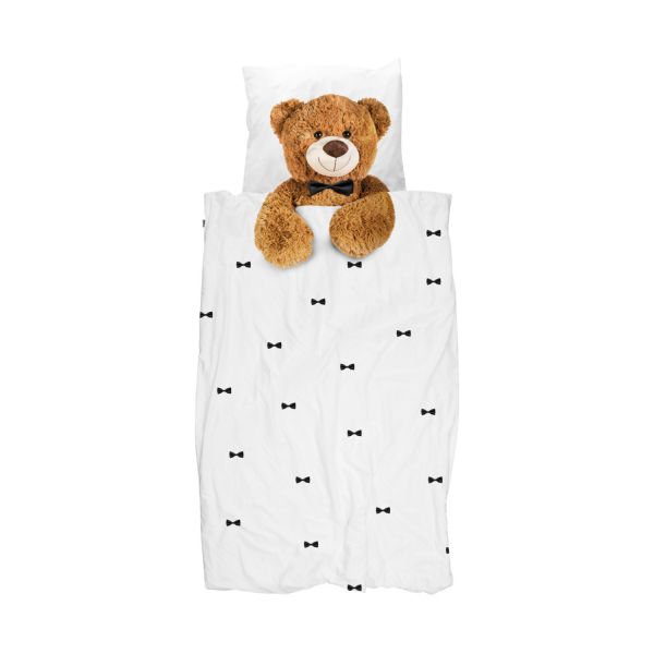 Snurk Flanell-Bettbezug Teddy, 140 x 200/220 cm